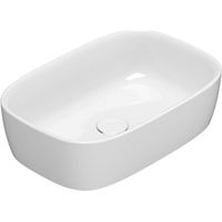 Lavabo en céramique à poser 55x37 cm Globo Genesis GE044BI Blanc - Céramique