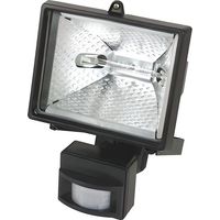 Projecteur halogène VELLEMAN - éclairage 400W R7S - détecteur de mouvement infrarouge et radar