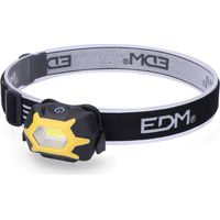 Linterna frontal LED 1W, 3 Modos, Pilas incluidas EDM 36385