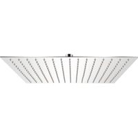 Vidaxl – Tête de douche carrée en acier inoxydable 40x40 cm – 224 buses anti-calcaire – Montage mural ou plafond – Douche plongeante