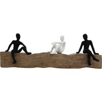 Signes Grimalt Figure People Stamm verschiedene Braune Person Abbildung - 16x46x10 cm