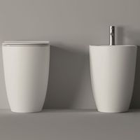 Bidet FORM H50 a poser Blanc mat. sans bonde