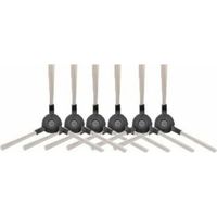 6 Pièces Brosses Latérales Robot Aspirateur Nettoyant Pièces pour Amibot Pure, Pulse et Prime,AMIBOT Prime H2O,AMIBOT Pure H2O,