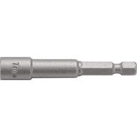 Steckschlüsseleinsatz m.6-KT.-Antr.SW 10mm L.60mm m.Magnet TECWERK