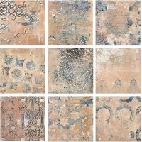 Carrelage effet terre cuite CHATEAU Antique - 18.5x18.5cm Cotto - Mat Antique - 18.5x18.5 cm Cotto - Mat - - boîte de 0.41 m2