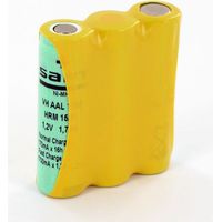 Exalium Premium – Batterie 3.6V 1,7Ah NiMh pour niveau laser SPIDER FL 50 – Capacité élevée pour chantiers humides – Compatible METLAND GEO FENNEL