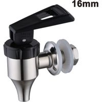Grifo de acero inoxidable para dispensador de bebidas Acero inoxidable 304 Grifo giratorio Grifo de cerveza 16mm