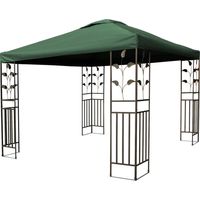 Pavillon Ersatzdach grün - 300 x 300 cm - Universal PVC Dach wasserdicht