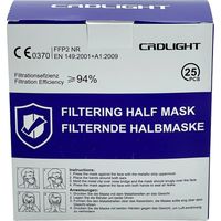 CRD Light CRDFFP2 Mascherina antipolvere senza valvola FFP2 25 pz. EN 149:2001 + A1:2009 DIN 149:2001 + A1:2009