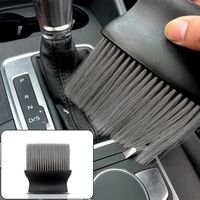 automatische Innenraum-Staubbürsten, Autoreinigungsbürsten, Staubwischer mit weichen Borsten, Schwarz
