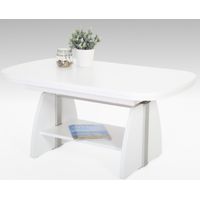 Table basse Vienna 108/157x67x52/71 cm-blanc