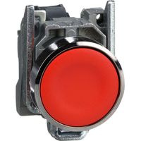 Harmony bouton-poussoir rouge Ø22 - à impulsion affleurant - 1O - XB4BA42