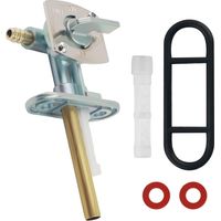 Kit de vanne d'arrêt de carburant, vanne d'arrêt de carburant pour moto, compatible avec Suzuki/Yamaha, kit de vanne d'arrêt de carburant professionnel comprenant un tube filtrant.