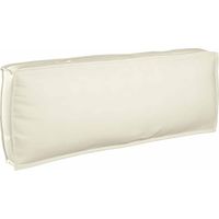 vidaXL Coussin Crème 120 x 40 x 12 cm Tissu Oxford