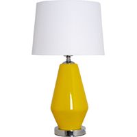Sobremesa cristal mostaza 1xE27