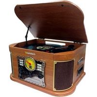 Tocadiscos Sunstech PXRC52CDWD Marrón Madera
