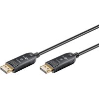 goobay 64868 Cable conector DisplayPort híbrido óptico 2.0 (AOC) / 8K Ultra HD 4320p (60 Hz) / conductor vidrio híbrido/contacto chapadas oro/DisplayPort a DisplayPort / 30m