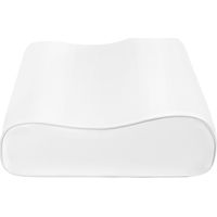Almohada cervical espuma viscoelástica ergonómica doble altura para dormir de lado y boca arriba 60x40x12/10cm