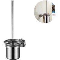 Brosse WC sans perçage, support de brosse WC, ensemble WC, brosse WC, support de brosse WC, brosse WC avec support mural