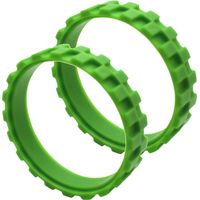 Roue en Caoutchouc Compatible avec Roue Centrale avec Pneus en Caoutchouc Antidérapant(vert)
