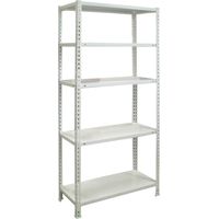 Simonrack ECOCLICK 5/300 robuste weiße Regale 1800x900x300 mm