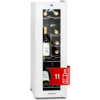Klarstein – Cave à vin de vieillissement 12 bouteilles – Température réglable 5-18°C – Vitrage anti-UV – Moteur silencieux 45 dB – 32L