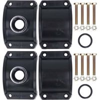 Kit de Tés de Selle en PP pour Raccord de Tuyau Jardinage Irrigation Dérivation Filetage Femelle G1