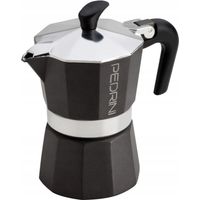 Pedrini Cafetera Manual Antracita 3 Tazas Aluminio