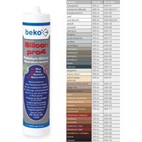 Beko pro4 Premium-Silicon 310ml - beigegrau / esche