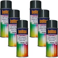 6 bombes de peinture Belton Spectral RAL7016 Gris anthracite