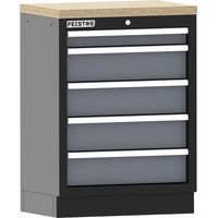 FEISTOS 5 Schubladenschrank mit Arbeitsplatte