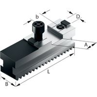SCHUNK - Set di 3 griffe base dentatura diritta