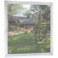 APEX 1 Pièce Moustiquaire Fenêtre Sans Perçage 130x150cm, Toile Moustiquaire Filet Fenêtre avec Bande Adhésive , Découpable