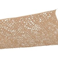 Voile d'ombrage rectangulaire 3x3 m Camouflage sable Polyester ajouré anti-UV Système de fixation facile