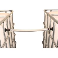 Multicuves – Kit de couplage 2 cuves 1000 L – Raccord Ø 40 mm – Tuyau tubclair AL PVC 70 cm – Pour récupération d'eau de pluie
