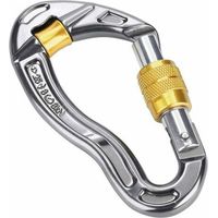 Mousqueton à Verrouillage Crochet de Mousqueton à Verrouillage à Vis 25kn Twist Lock et Heavy Duty pour l'escalade en Rappel L'alpinisme Jaune