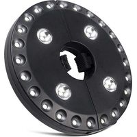 white Garden Umbrella Light, Umbrella Umbrella Light With 28 Led Bulbs, Free Standing Or Hanging Light, 3 Switch Modes To Adjust Light