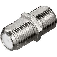 Raccord F à visser femelle/femelle pour câble coaxial – Connecteur TV et satellite – Compatible TNT – 7 mm – Hdsat