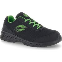 Scarpe antinfortunistiche Lotto First 700 S1PL SR Black/Spring Green 47
