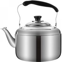 Whistle Kettle - Stainless Steel - 4 L - Compatible With All Stoves - Non-Slip Handle