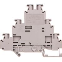 3-stufiger Schienenverbinder 0,14-4 mm² grau UT 2,5-PE/L/N 3214291