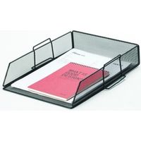 Bandeja metálica para documentos Q-Connect negra KF17293