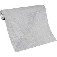 BRICOFLOR Papier Peint fausse pierre gris Tapisserie graphique pour cuisine, bureau & plus Papier Peint imitation pierre gris