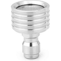 Pressure Hose Nozzle with Quick Connect, Stainless Steel Garden Hose Nozzle for Car Washing