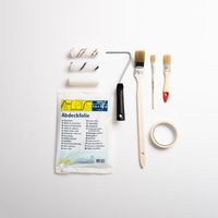 Pinsel Set 9-teilig – Malerpinsel Set Flachpinsel Set Streich- und Lackier-Set Maler mit Flachpinsel Ringpinsel Eckenpinsel FSC-Holzgriff Kunstborsten Innenbereich – Veluxis