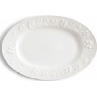 Kaleidos Toscana Piatto Ovale Bianco Porcellana Limoges 28 cm