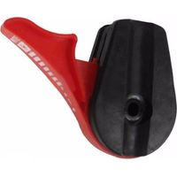 1 - Poignée d'accélérateur - Levier de commande - Remplacement pour tondeuse à gazon - Contrôle précis de vitesse - Design ergonomique - Rouge - 11x6x3cm
