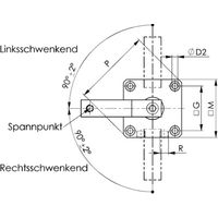 AMF Spanneisen 6314V mit Treppenzähnen Länge 160 mm für Spannschraube M20 M22