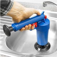 Pompa Ad Aria Alta Pressione Sifone Stura Lavandino Lavello Tubo Di Scarico Wc -