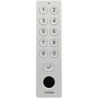 Tedee Keypad Pro Zahlentastatur inklusive Fingerprint Zutrittskontrolle, 125x33x23,5mm, weiß